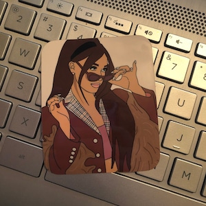Boyfriend inspired vinyl sticker, Ariana Grande inspired sticker, Ariana laptop sticker