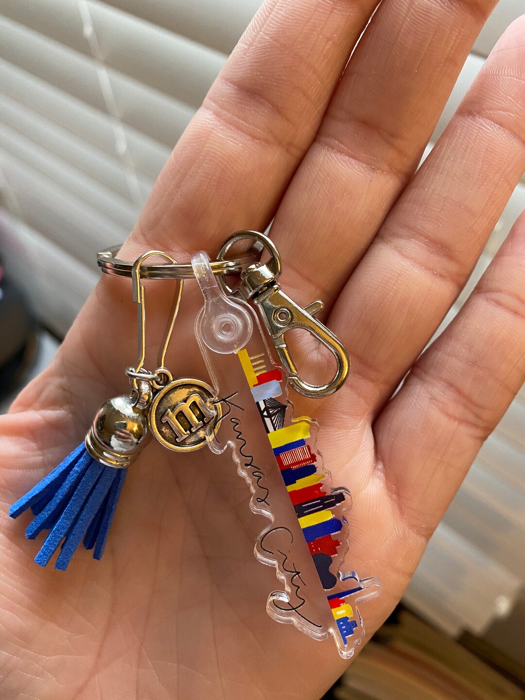 Kansas City Skyline Keychain, Personalized Keychain - Etsy