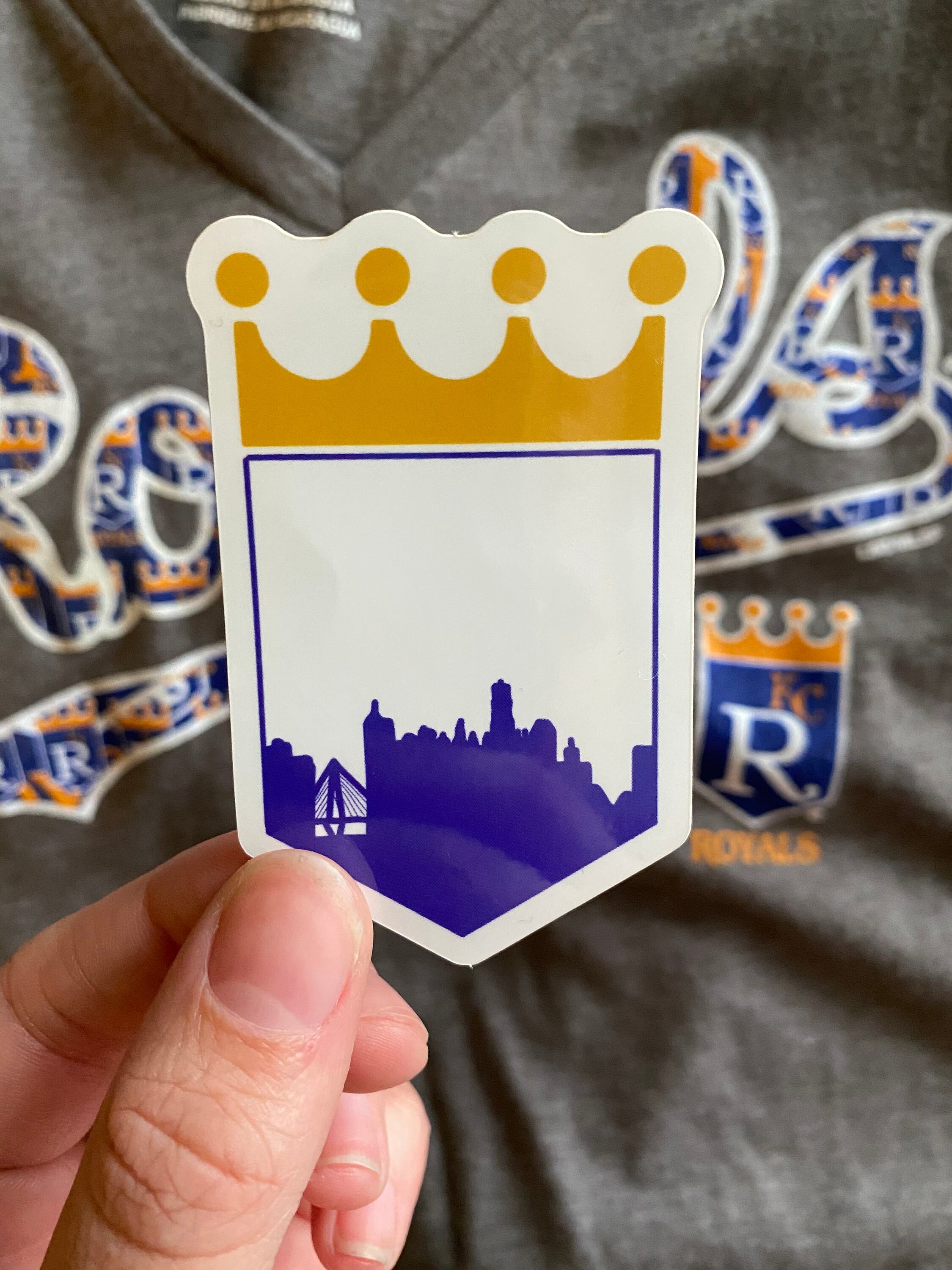 Royel Sticker Royals Crown Skyline Vinyl Sticker, Royals Car Decal, Royals Skyline ...