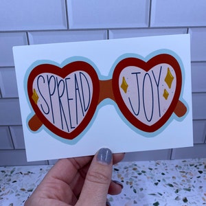 Streu freude Sonnenbrille 4x6 Print/Postkarte