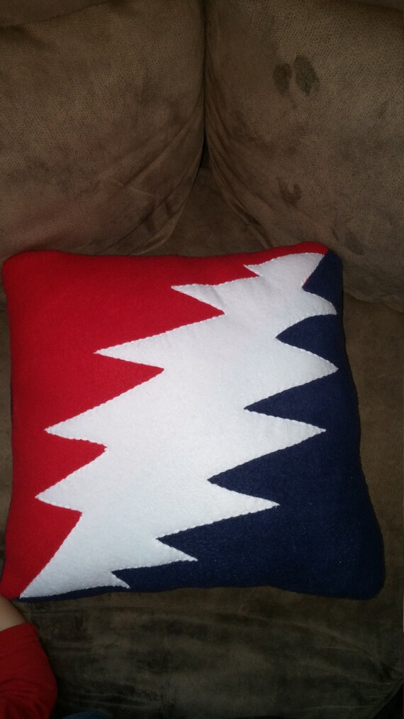 Grateful Dead Fleece Pillow Handmade Pillow Etsy