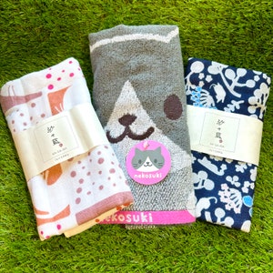 Kawaii Cat Hand Towel Cat Lover's Item