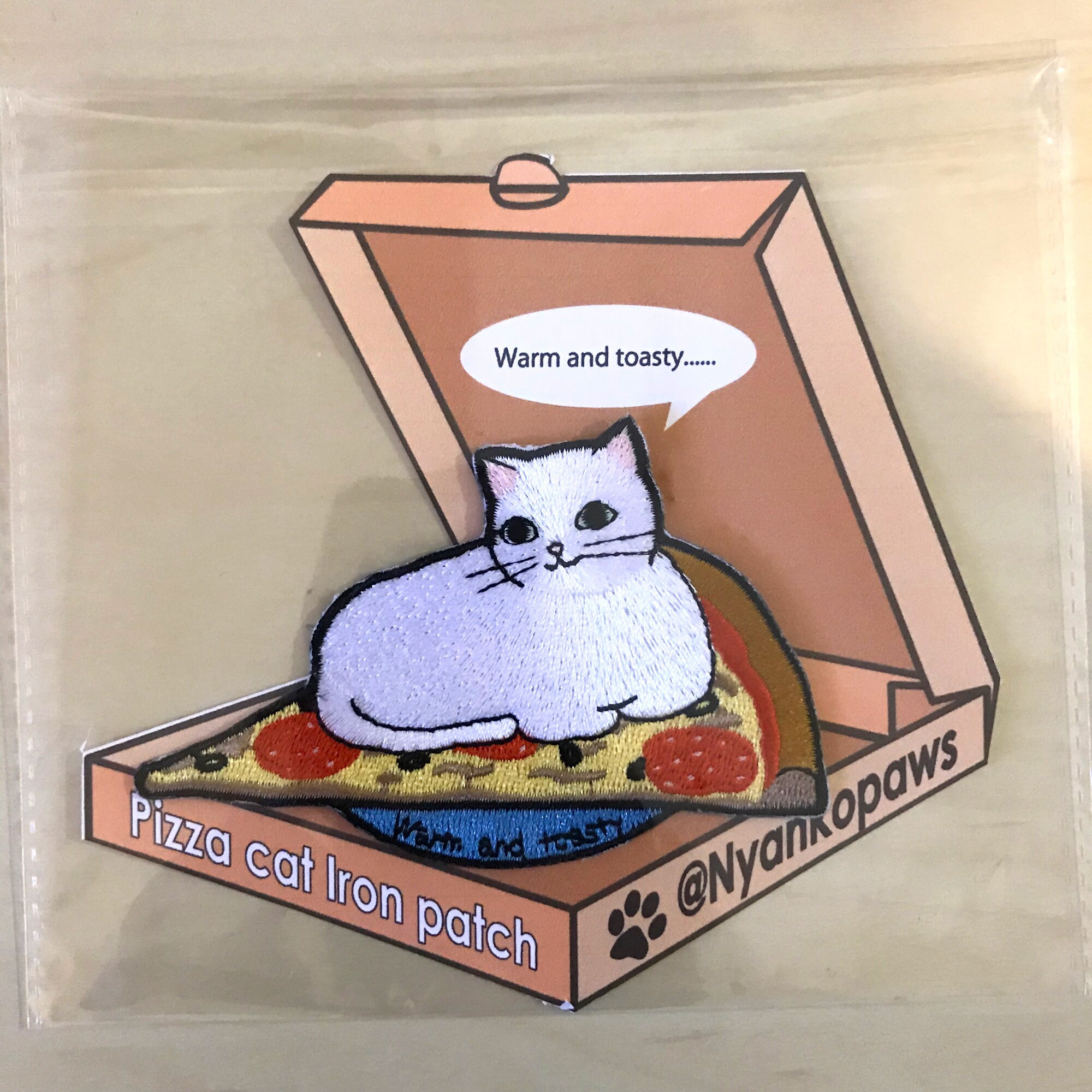 Lazy Oaf Denim Backpack Embroidered Patches Cat Pizza Y2K Lazy Oaf Bags & Handbags for Women for sale | eBay main image 2