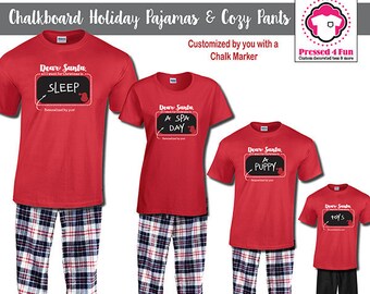 Matching Hanukkah Pajamas & Youth Cozy Pants Oy Design | Etsy