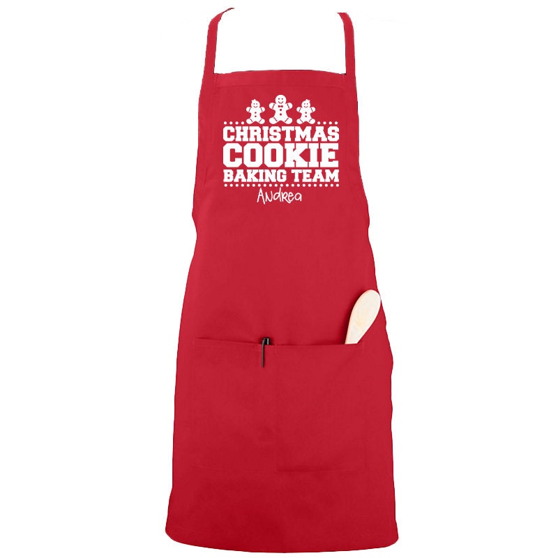 Personalized Christmas Apron Christmas Apron Christmas Etsy