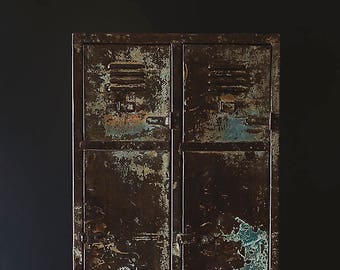 SOLD. Industrial Vintage Locker