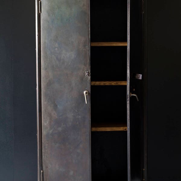 SOLD. Vintage, industrial locker or cupboard. Enquire for similar.