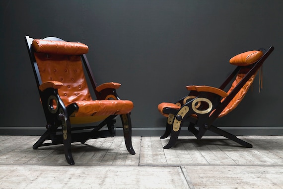 SOLD. A Pair of Reclining Campaign or Cruise Chairs Designed by Herbert Mcnair. Enquire for Similar. Etsy