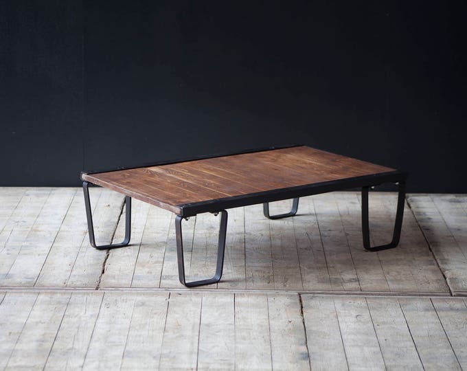 An original industrial pallet coffee table.