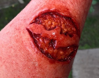Zombie Bisswunde Prothetik