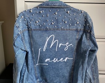 future mrs denim jacket