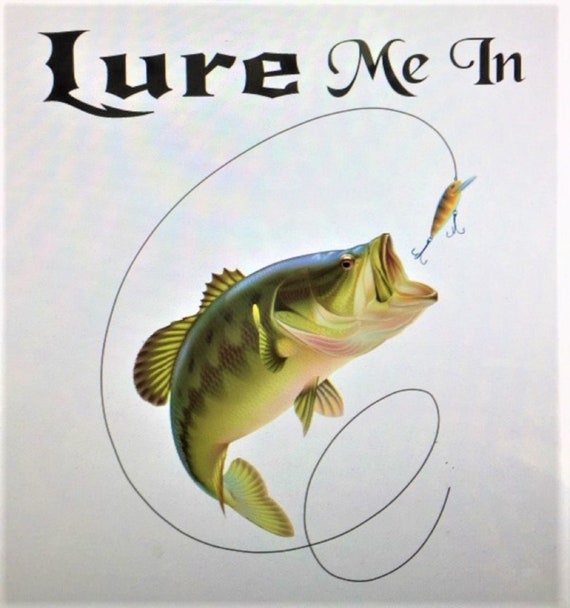 Bass Fish,fisherman Gift,fishing,fishing Lure,outdoorsman,man Cave,live  Laugh,lure Me In,freshwater Fish,lake Life -  Canada