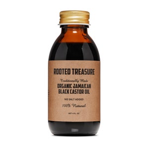 Aceite de ricino negro de Jamaica - Hecho en Jamaica - 100 % puro - Orgánico - Aceite para el crecimiento del cabello - Crecimiento de la barba - Alivio del dolor - Aceite de ricino negro - Vidrio