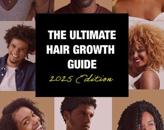 4C Hair Growth Guide for Black Women | Natural Hair Care (PDF)