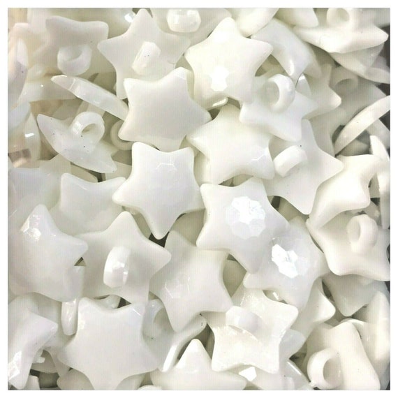 Plastic star sales buttons