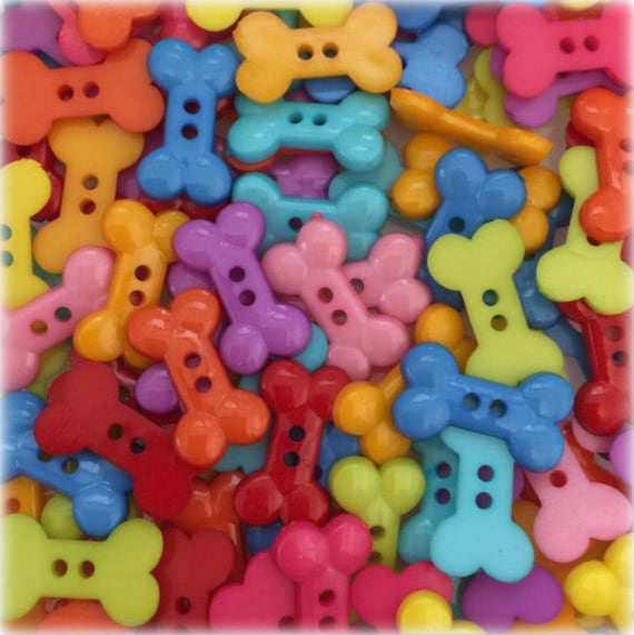 Dog bone buttons sewing deals