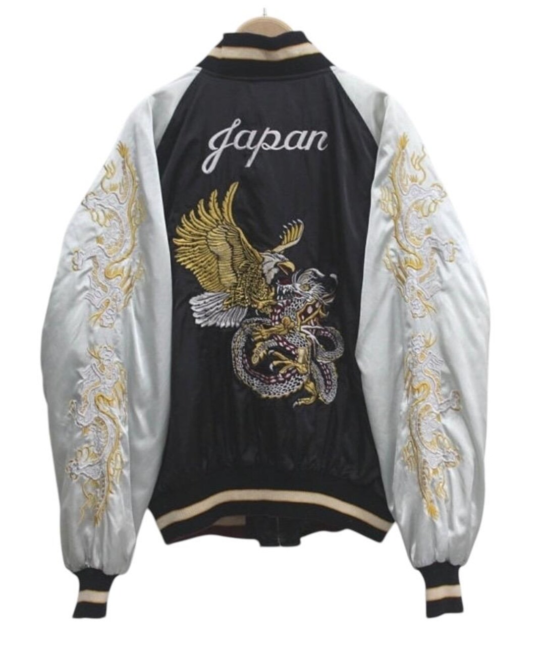 Cross Guild Jacket Sukajan Jacket Vintage Sukajan Jacket Eagle Dragon Traditional Japanese ...