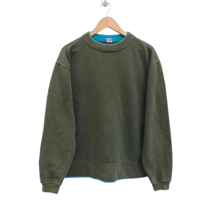 Sugan Cane Sweatshirt Vintage Cheswick Sugar Cane Japan Plain Sweater Japanese Brand Toyo Enterprise TTS Medium ( Refer Measurement )