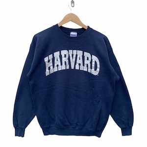 Vintage 90s Harvard Sweatshirt University Sweater Hip Hop Teen Pullover University Shirt Made in Usa Medium (Refer Measurement)