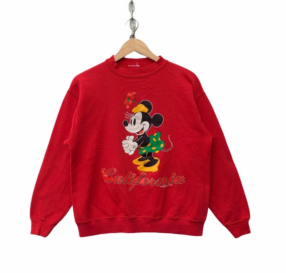 Vintage 90s Mickey Mouse Sweatshirt Walt Disney Sw
