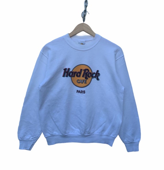Vintage Hard Rock Cafe Sweatshirt 90s Hard Rock Cafe Paris HRC - Etsy