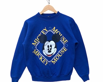 Vintage 90er Jahre Micky Maus Sweatshirt Walt Disney Pullover Hip Hop Micky Maus USA Pullover Cartoon Anime TTS klein