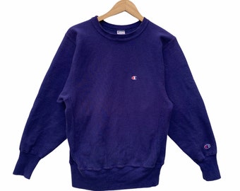 Champion Sweatshirt Vintage Champion Reverse Weave Big Logo Sweater 90s Swag Hip Hop Streetwear  TTS Small (Refer Measurement)