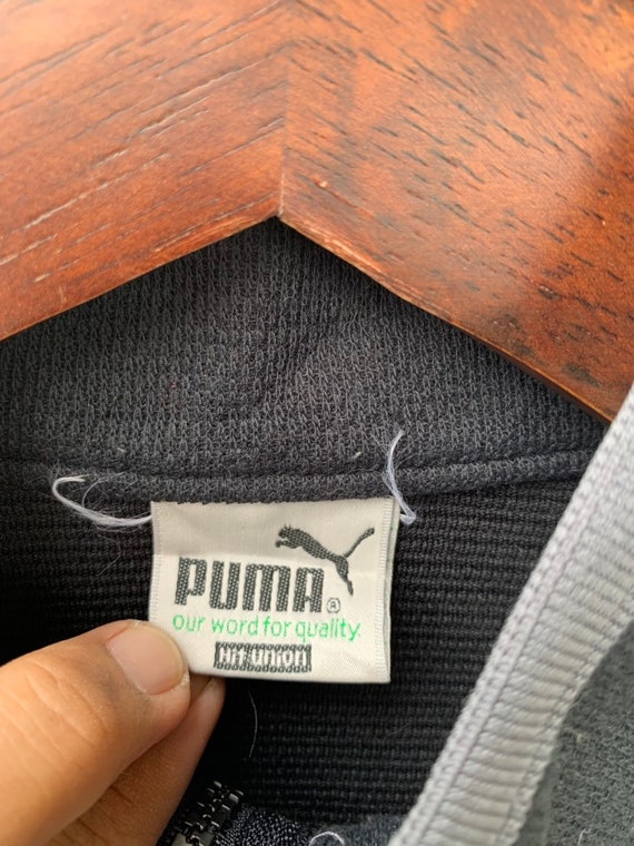 Vintage Puma Sweatshirt Sweater 90's Big Logo Hip… - image 2