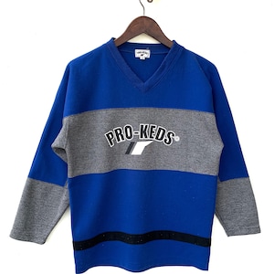 [ KEDS] ★1916 LOGO SWEATSHIRT Rare! Vintage Pro Keds Big Logo Embroidery Crewneck