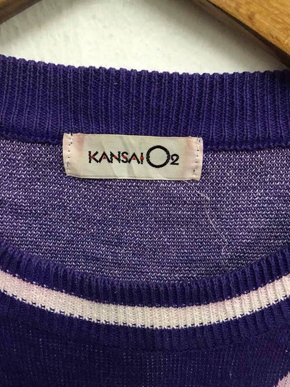 Vintage KANSAI YAMAMOTO Sweatshirt 90s Kansai O2 … - image 4