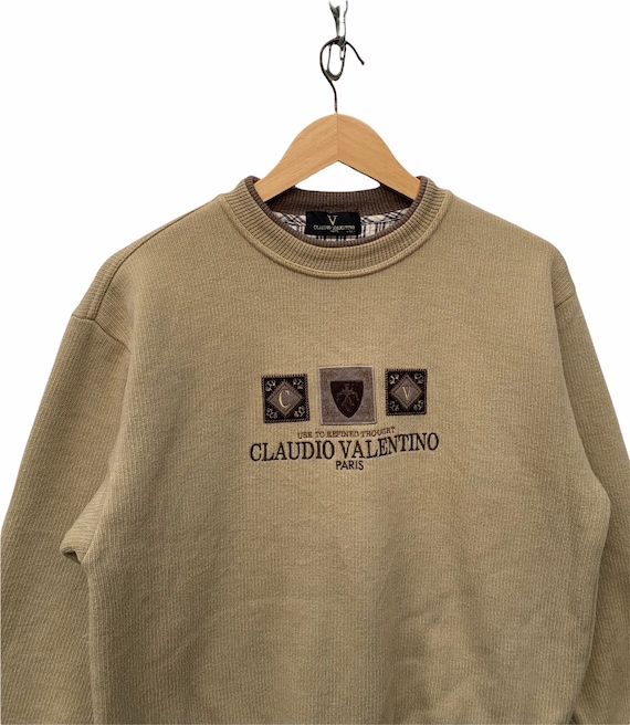 【VALENTINO】1990s Half Jip Logo S/S Knit VALENTINO】1990s Half Jip Logo S/S Knit