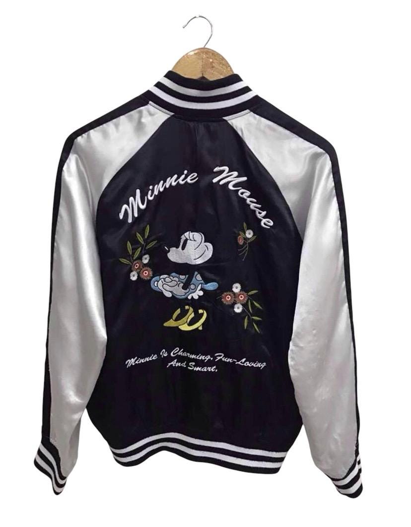 Uniqlo Minnie Mouse Leather Jacket Disney Shanghai Girl Zipper