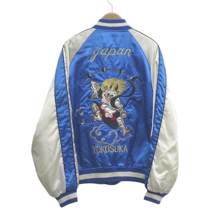 最終値下☆日本製☆スカジャン　YOKOSUKA JACKET C-GH-1422 Yahoo!オークション - 日本製 Fサイズ【C-GH-1422】1990年代前後