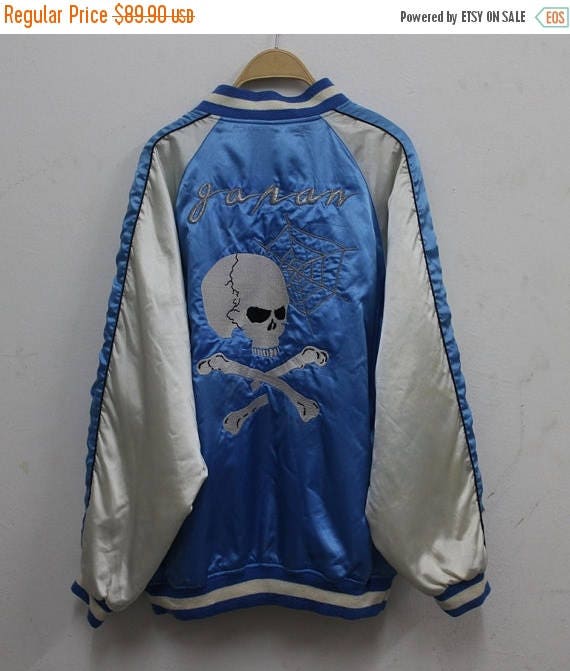Sukajan jacket Vintage Sukajan Japanese Skull Yoko