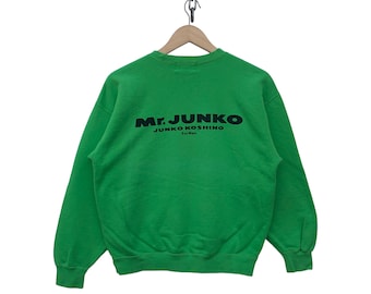 【Mr.JUNKO】ジュンココシノ　スウェット　からし色　古着used6AS5 2025年最新JUNKO KOSHINO メンズ トレーナー・スウェットの人気