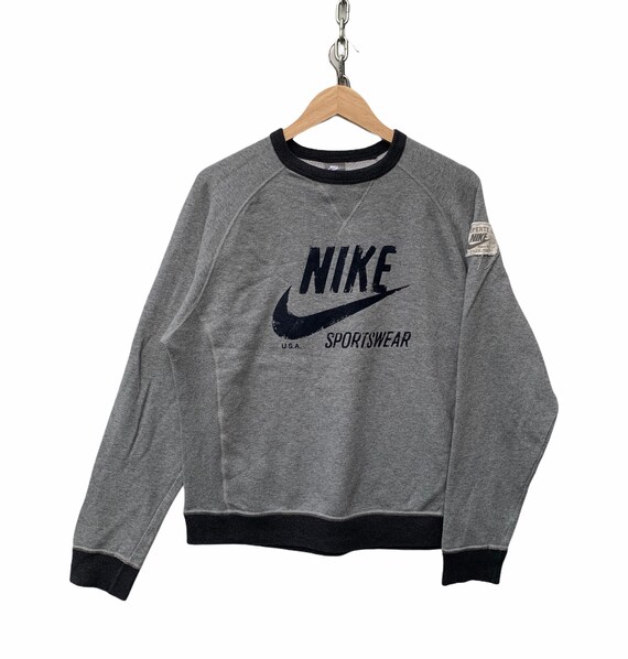 Vintage Nike Sweatshirt Nike Big Logo Swoosh Stree
