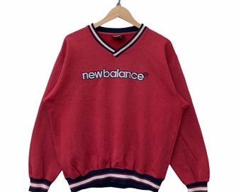 Vintage Sweatshirt New Balance Big Logo Sweater Etsy