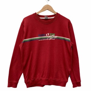 Vintage 90&#39;s Hang Ten Sweatshirt Crewneck Hawaiian jacket big logo Surfing Sweater Hip hop Hang ten TTS Medium (Refer Measurement)