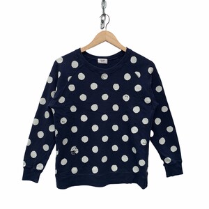 Beams Japan femme pull vintage Beams Polkadot Sweatshirt japon Streetwear Hip hop Streetwear japonais TTS Medium (voir les mesures)
