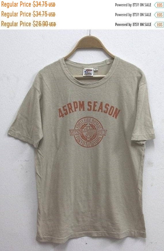 Vintage 45RPM Shirt Men   45 Rpm Japanese Brand 4… - image 1