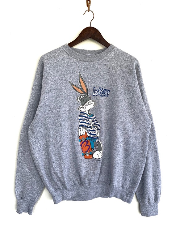 Vintage 80s Bugs Bunny SweatShirt Anime Sweater Wb