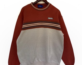 Sudadera vintage de los 90 para hombre de Hiroko Koshino, suéter japonés con logo grande de Hiroko Koshino, jersey de hip hop, talla mediana (consultar medidas)