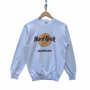 Vintage Hard Rock Cafe Sweatshirt Hard Rock Cafe Honolulu 90s HRC Sweater TTS Small (Refer Measurement).