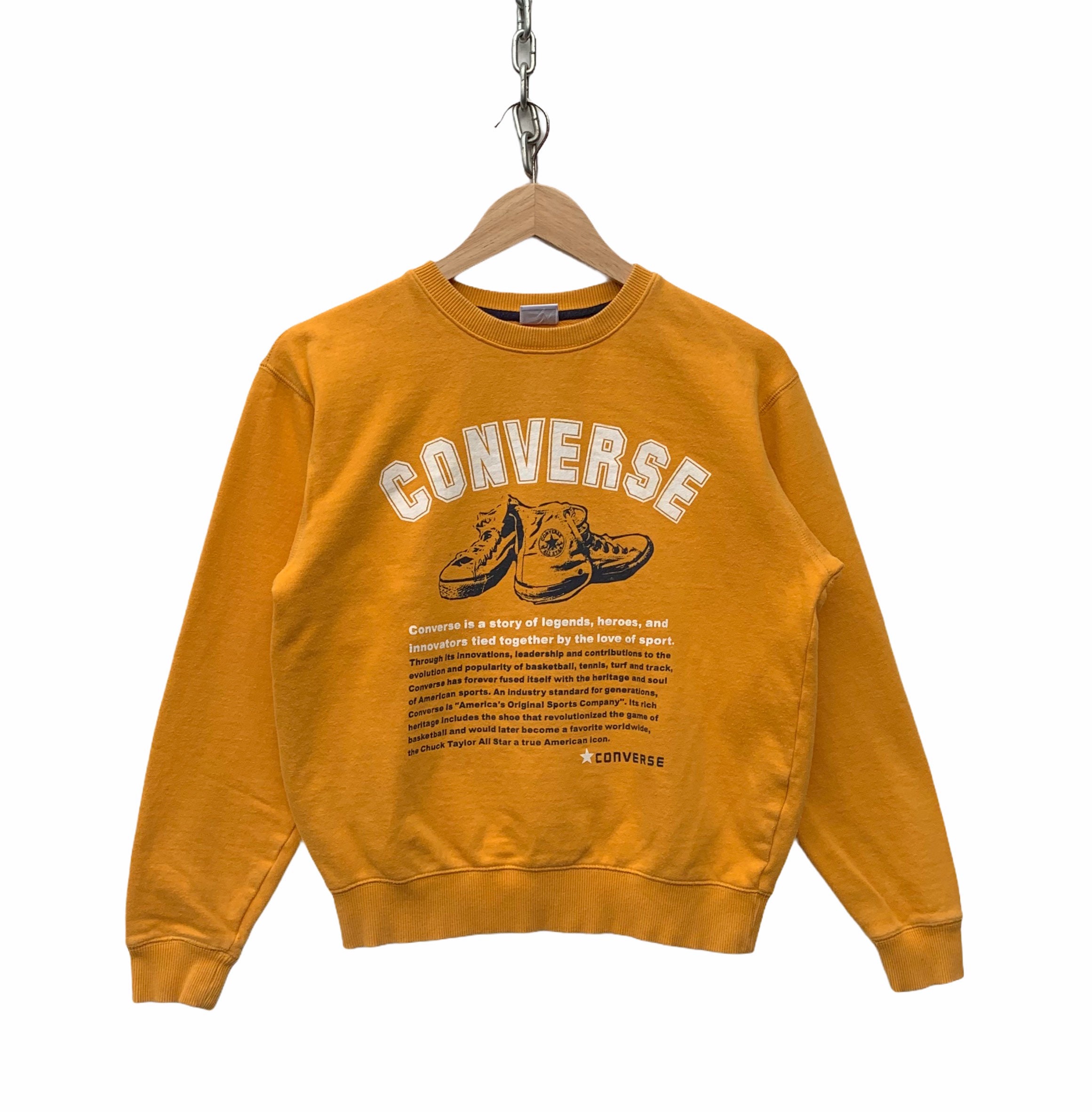 Converse Sweatshirt Vintage Converse All Star Sweater | Etsy