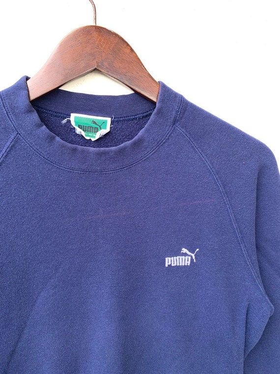 Vintage Puma Sweatshirt Sweater 90's Big Logo Hip… - image 3