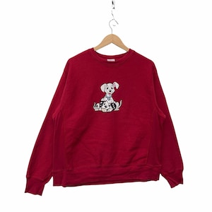 Vintage 90s The Disney Store Pullover Walt Disney Sweater Dog Sweater Cartoon Sweatshirt Anime TTS Medium (Refer Measurement)