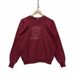 Vintage 80s Harvard Sweatshirt University Sweater Hip Hop Teen Pullover University Shirt Usa TTS Medium ( Refer Measurement )