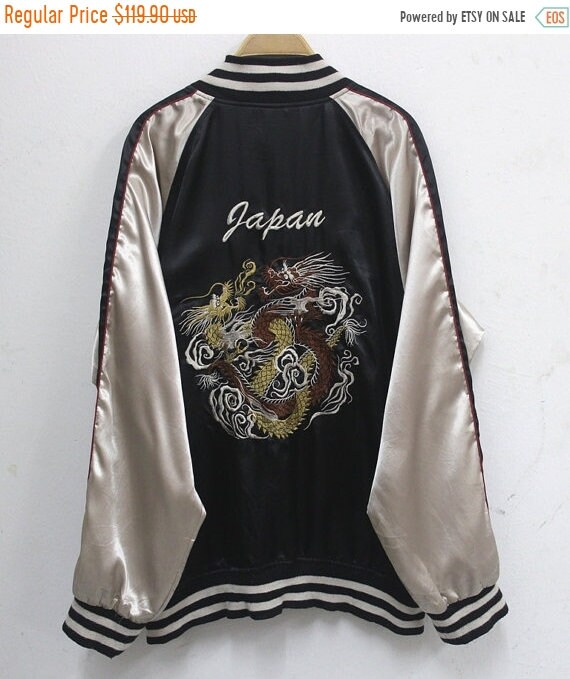 Sukajan jacket Vintage Sukajan Jacket Dragon Figh
