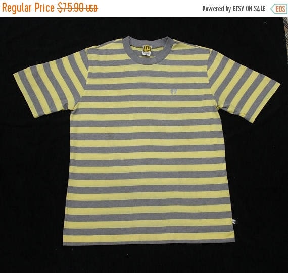 Vintage Hang Ten Skate Surf Surfur Hip Hop Stripe