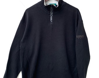 Suéter Kenzo Vintage Kenzo Golf Sudadera para hombre Suéter informal Kenzo Golf Talla 4 Talla mediana (Consultar medida)